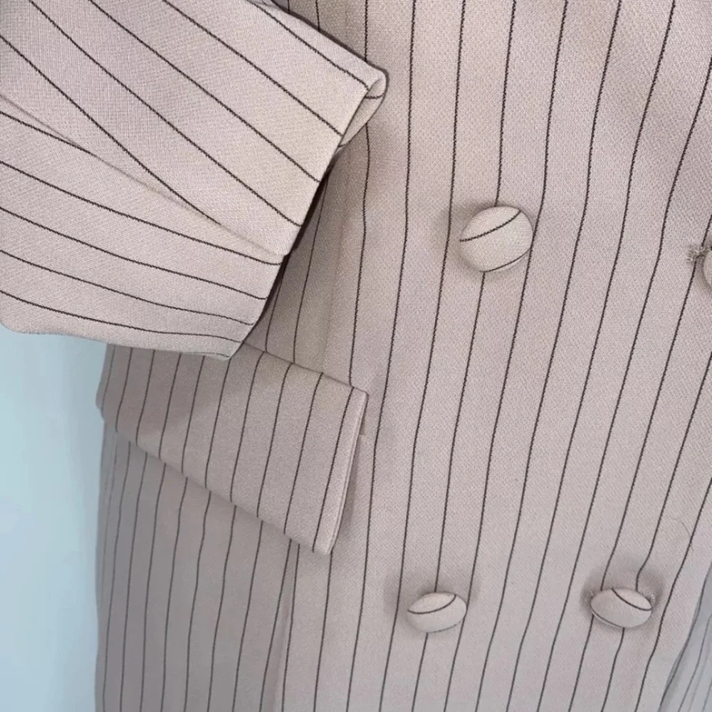 Tularosa  Pink Pinstripe Blazer Jacket NWT - Picture 4 of 9